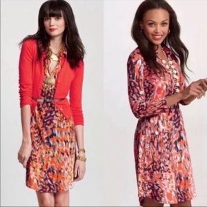 Cabi Abstract Watercolor Jersey Shift Dress, Style 374